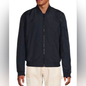 Michael Kors Men's Size Medium Or Large Talson Bomber Jacket Midnight Blue